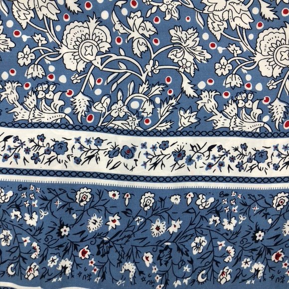 R. Vivomos Maxi Dress with blue Ditzy Floral Motif - Picture 3 of 8